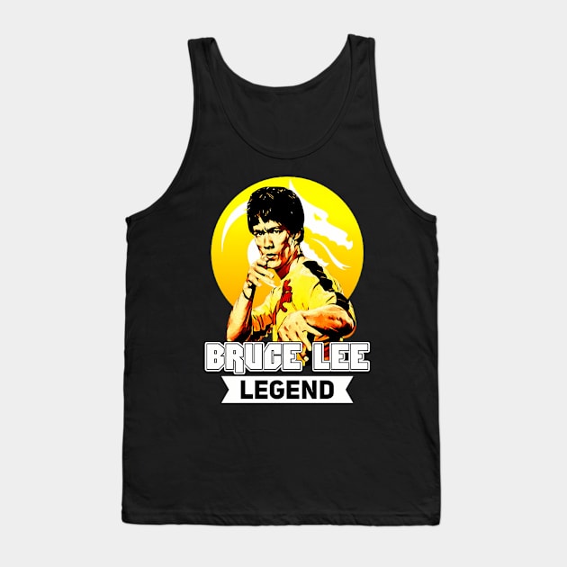 Movie Bruce Jeet Kune Do Bruce Dragon Legend Tank Top by Garmentcrooks